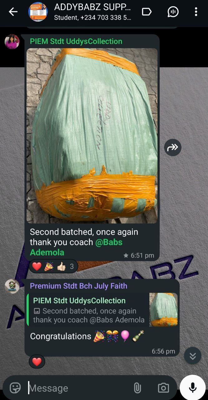 2nd batch delivered